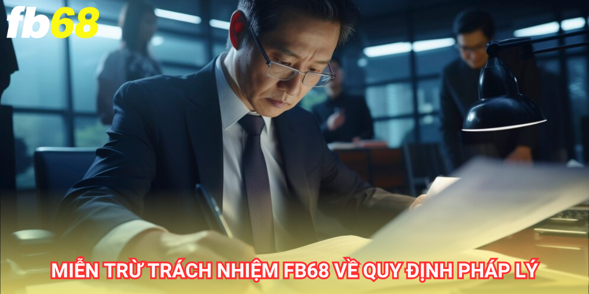 Giới thiệu thông tin về chính sách Miễn trừ trách nhiệm FB68 3 Người chơi cần tuân thủ những quy định pháp lý tại địa phương của mình theo đúng chính sách miễn trừ trách nhiệm fb68