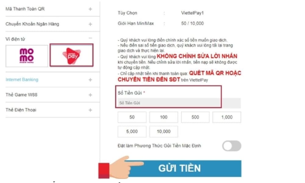 Nạp Tiền Fb68 | Các Phương Thức Nạp Tiền Đơn Giản An Toàn 3 Sử dụng ví điện tử Momo, Zalopay cũng là một phương thức nạp tiền FB68 phổ biến